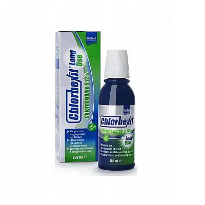 Intermed Chlorhexil 0.12% Mouthwash Long Use Στοματικό Διάλυμα με χλωρεξιδίνη 0.12%, 250ml