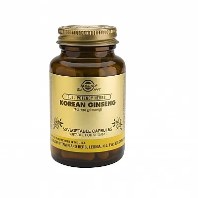 Solgar Ginseng Korean 520mg 50 φυτικές κάψουλες