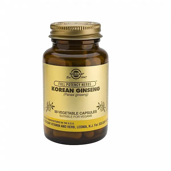 Solgar Ginseng Korean 520mg 50 φυτικές κάψουλες