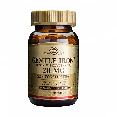 Solgar Gentle Iron 20mg,90caps
