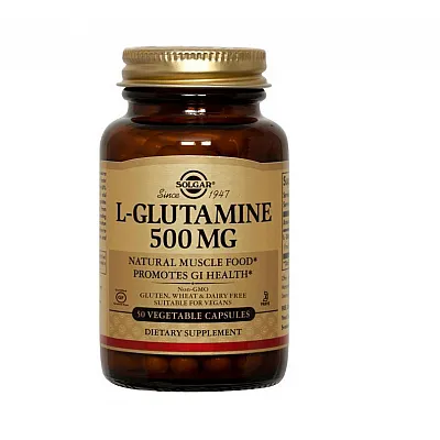 Solgar Solgar L-Glutamine 500mg για την Εγκεφαλική Λειτουργία, 50tabs