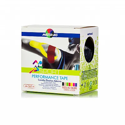 Master Aid Performance Tape 5x5cm Μαύρο