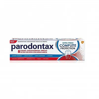 Parodontax Complete Protection Extra Fresh Οδοντόκρεμα Για Ούλα που Αιμορραγούν, 75ml
