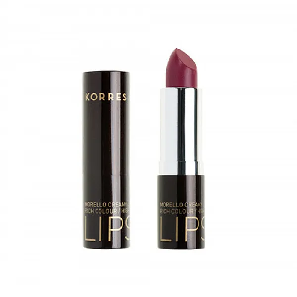 Korres Morello Creamy 28 Pearl Berry Φυσικό Μωβ, Σταθερό-Λαμπερό Αποτέλεσμα 3,5 gr