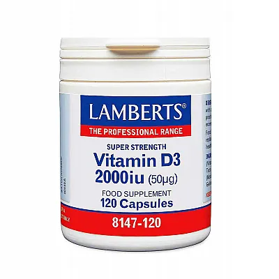 LAMBERTS VITAMIN D3 2000IU/50μg, 120 caps