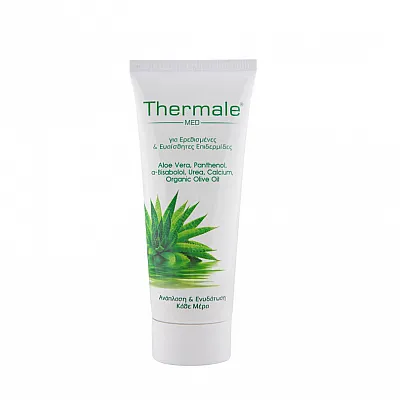 Thermale Med Aloe Vera Body and Face Cream for Irritated and Sensitive Skin, 200ml