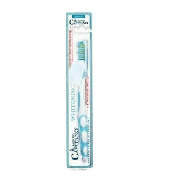 Pasta del Capitano Whitening Soft Μαλακή Οδοντόβουρτσα Λεύκανσης  Μπλέ, 1 τεμάχιο