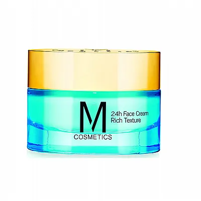 M Cosmetics 24h Face Cream Rich Texture, με Αντιρυτιδική και Συσφικτική Δράση, Πλούσιας Υφής 50ml