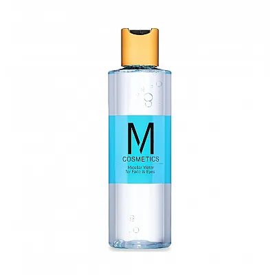 M Cosmetics Micellar Water for Face & Eyes, Νερό Καθαρισμού Προσώπου και Ματιών, 200ml