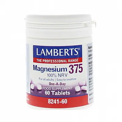Lamberts Magnesium 375 100% NRV 60 ταμπλέτες