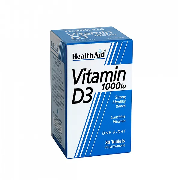 Health Aid Vitamin D3 1000i.u. 30tabs