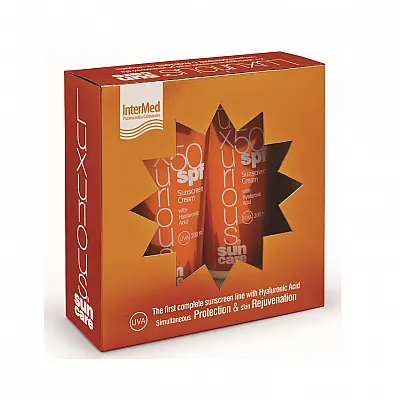 Intermed Luxurious Sun Care Γαλάκτωμα Σώματος 50 Spf 200ml & Αντιηλιακή Κρέμα Προσώπου 50 Spf 75ml