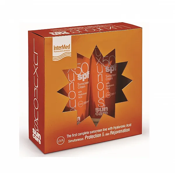 Intermed Luxurious Sun Care Γαλάκτωμα Σώματος 50 Spf 200ml & Αντιηλιακή Κρέμα Προσώπου 50 Spf 75ml