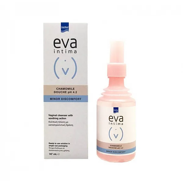 Intermed Eva Intima Chamomile Douche για Καθαρισμό Ευαίσθητης Περιοxής 147ml.