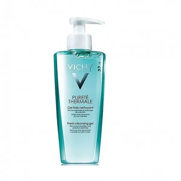 Vichy Purete Thermale Fresh Cleansing Δροσερό Gel Καθαρισμού Κατάλληλο για Ευαίσθητες Επιδερμίδες, 200ml