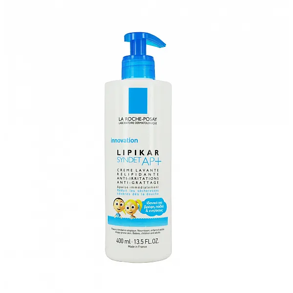 La Roche Posay Lipikar Syndet AP+ Κρέμα Καθαρισμού Σώματος για Πολύ Ξηρό Δέρμα με Τάση Ατοπίας, 400ml