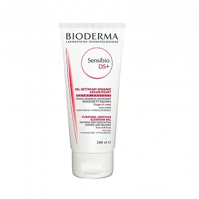 Bioderma Sensibio DS Gel Moussant / DS Foaming Gel Τζελ Καθαρισμού για Επιδερμίδες με Λιπαρότητα & Απολέπιση, 200 ml