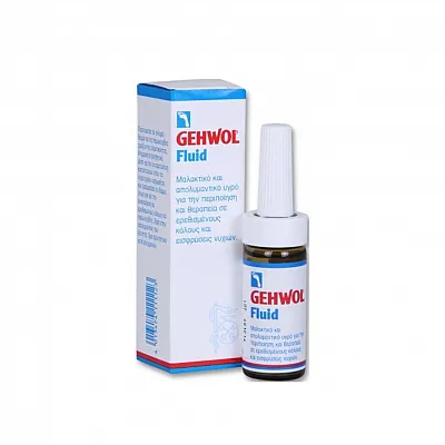 Gehwol Fluid Καταπραϋντικό Υγρό για Ερεθισμένες Παρωνυχίδες,Κάλους και Εισφρήσεις Νυχιών 15ml