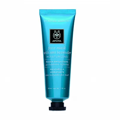 Apivita Moisturizing Face Mask with Sea Lavender, 50 ml