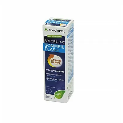 Arkopharma Arkorelax Sleep Flash Μελατονίνη & Εσχολτζία Υπογλώσσιο Σπρέι 20 ml