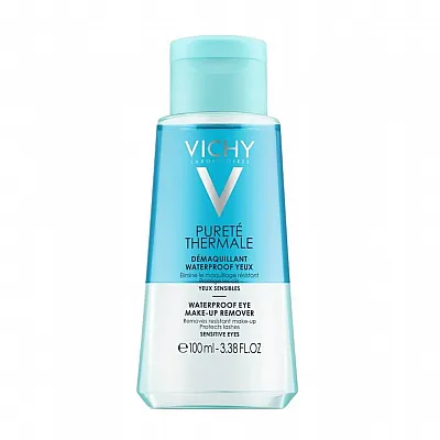 Vichy Purete Thermale Waterproof Eye Make-up Remover Ντεμακιγιάζ Ματιών για Αδιάβροχο Μακιγιάζ, 100ml
