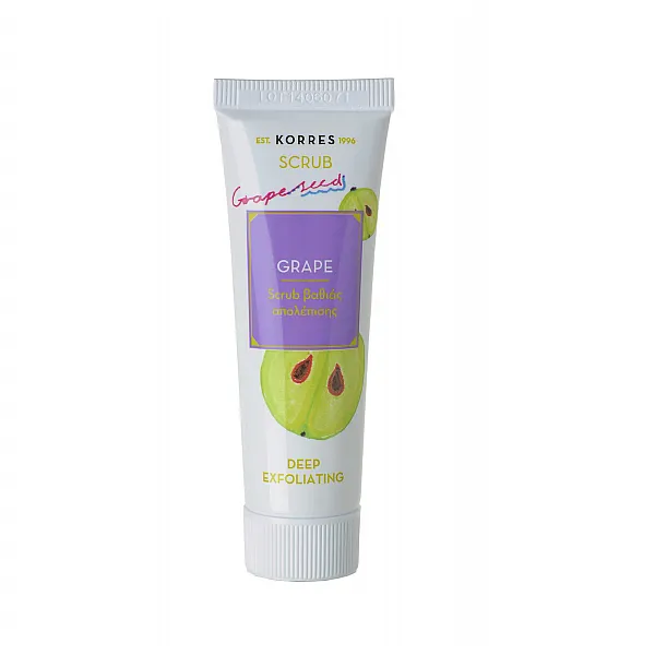 Korres Grape Scrub Βαθιάς Απολέπισης με Κόκκους από Σταφύλι, 18ml