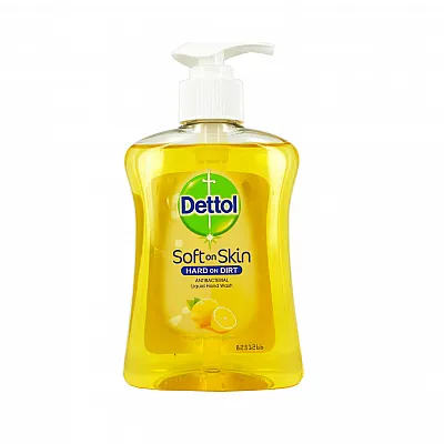 Dettol Αντιβακτηριδιακό Υγρό Κρεμοσάπουνο με Αντλία Citrus (Αναζωογονητικό) 250ml