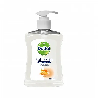 Dettol Soft on Skin Hard on Dirt Αντιβακτηριδιακό Υγρό Κρεμοσάπουνο με Μέλι, 250ml