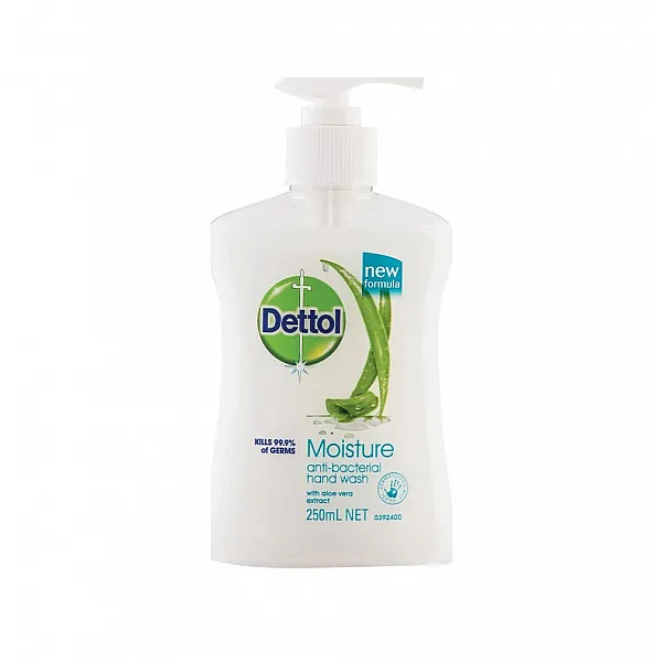 Dettol Moisture Aloe Vera & Milk Proteins Liquid Hand Wash 250ml Pump