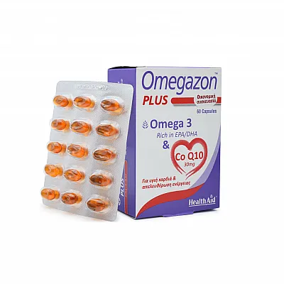 HealthAid Omegazon PLUS Ω3 & Co Q10, 60 caps
