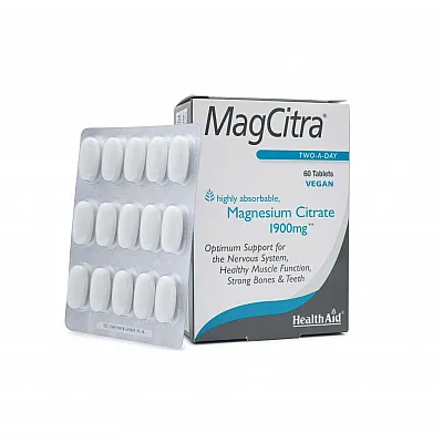 Health Aid Mag Citra 1900mg 60 ταμπλέτες