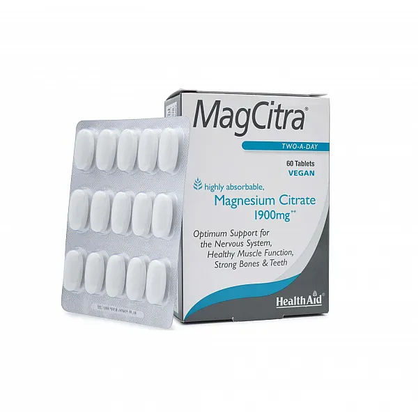 Health Aid Mag Citra 1900mg 60 ταμπλέτες