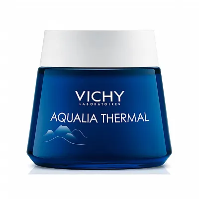 Vichy Aqualia Thermal Spa Night Ενυδατική Κρέμα & Μάσκα Νυχτός για Κάθε Ηλικία, 75ml