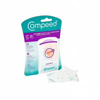 COMPEED - Αντιμετώπιση επιχείλιου έρπη - 15τμχ.