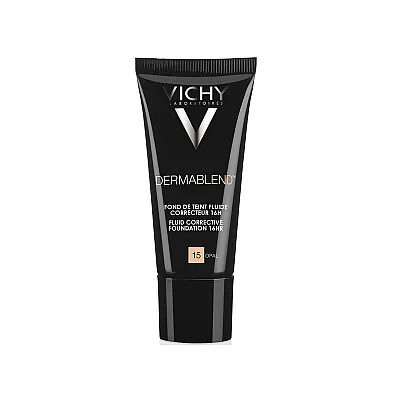 Vichy Dermablend Fluid Make-up No.15 Opal Διορθωτικό Make-Up Υψηλής Κάλυψης έως 16hrs,30ml