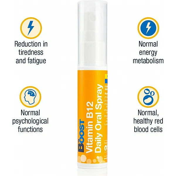 BetterYou Boost B12 Υπογλώσσιο Spray Βιταμίνης Β12, 25ml