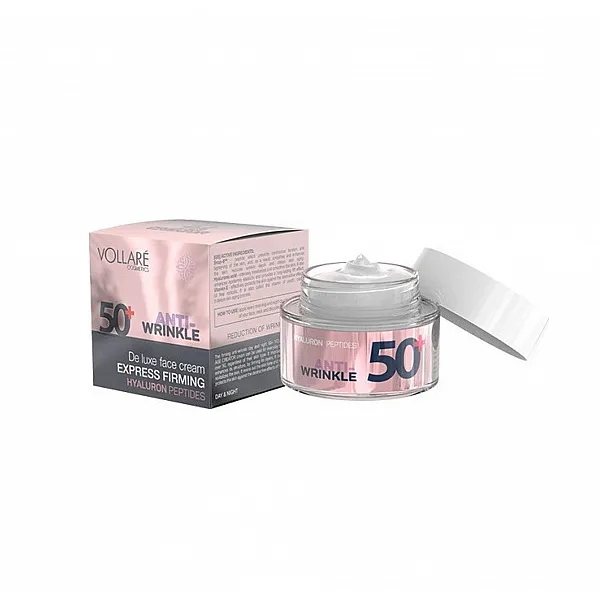 Vollare Cosmetics, Συσφιγκτική κρέμα  ανανέωσης προσώπου , μέρα & νύχτα  50+ , 50ml