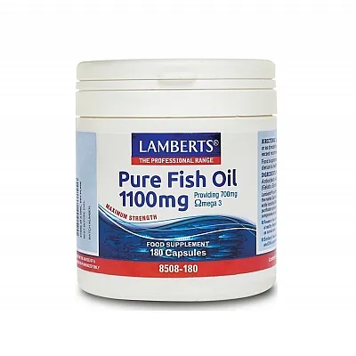 Lamberts Maximum Strength Pure Fish Oil 1100mg 180 κάψουλες
