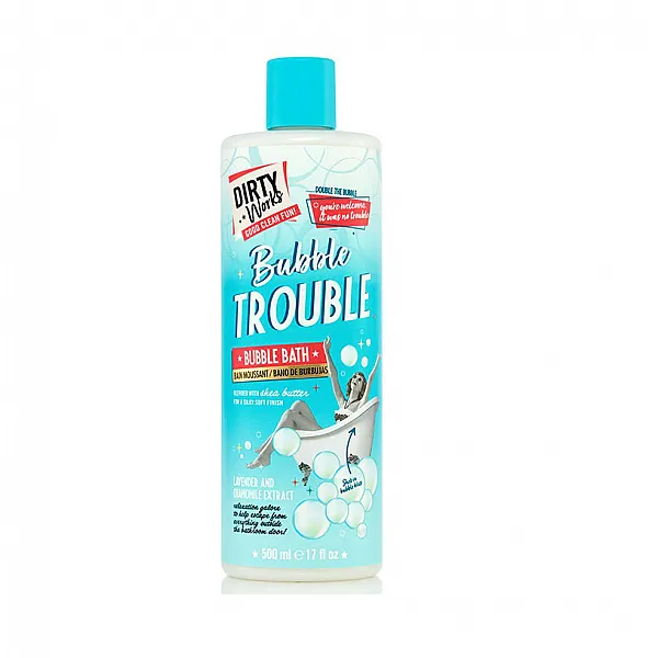 Dirty Works Dirty Works Bubble Trouble Bath Αφρόλουτρο με Άρωμα Τριαντάφυλλου και Μόσχου, 500ml