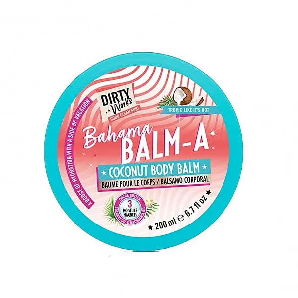 Dirty Works Bahama Balm-A Coconut Body Balm 200ml