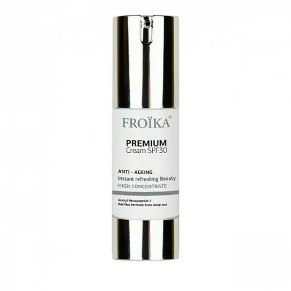 Froika Premium Cream Anti-Ageing SPF30 Κρέμα Αντιγήρανσης για Βαθιές Ρυτίδες & Επανασμίλευση του Περιγράμματος, 30ml