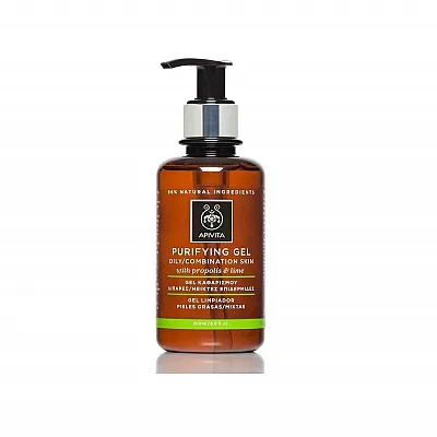 Apivita Cleansing Gel Καθαρισμού Λιπαρές/Μικτές με Πρόπολη & Lime 200ml