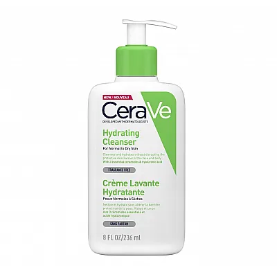 Cerave Hydrating Cleanser Κρέμα Καθαρισμού για Κανονικό εώς Ξηρό Δέρμα, 236ml