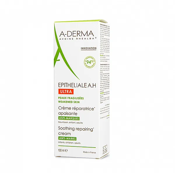A-Derma Epitheliale A.H Ultra Soothing Repairing Cream Καταπραϋντική Επανορθωτική Κρέμα Για Πρόσωπο - Σώμα, 100ml