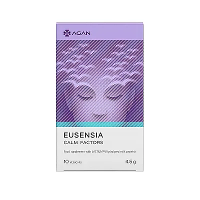 Agan Eusensia Calm Factors Συμπλήρωμα για το Άγχος 10 φυτικές κάψουλες
