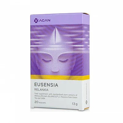 Agan Eusensia Relanxia Συμπλήρωμα για το Άγχος 20 φυτικές κάψουλες