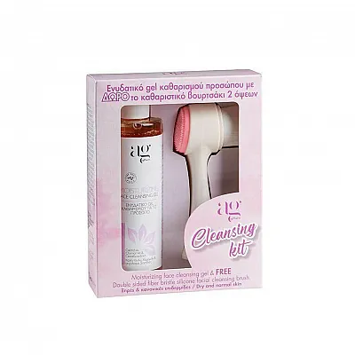 Ag Pharm Cleansing Kit με Gel Καθαρισμού Προσώπου & Βουρτσάκι 2 όψεων για Ξηρές/Κανονικές Επιδερμίδες