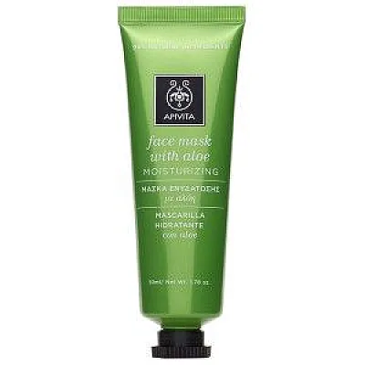 Apivita Face Mask with Aloe, 50 ml