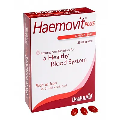 Health Aid HAEMOVIT PLUS, 30caps