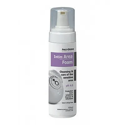 FREZYDERM Intim Area Foam pH4 - Αφρός Καθαρισμού & Περιποίησης Της Ευαίσθητης Περιοχής, 150ml